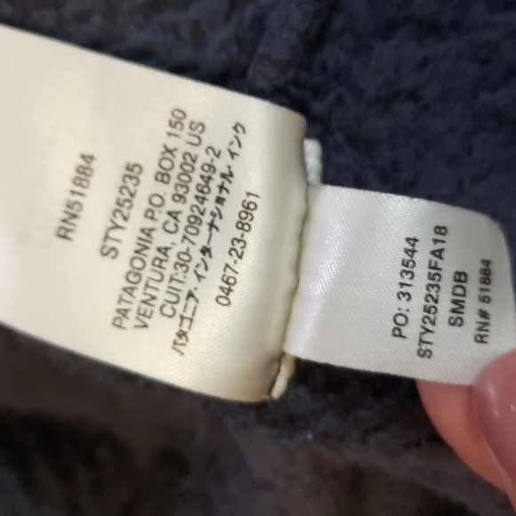 Patagonia gray Los Gatos small quarter zip pullover - Picture 9 of 11